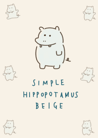 Hippopotamus beige