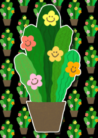 Cute cactus,flower