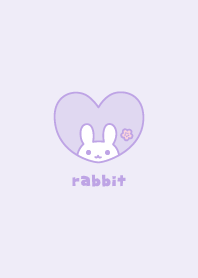 Rabbits Cherry blossoms [Purple]