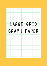 LARGE GREEN GRID GRAPH PAPER-ORANGE