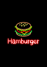 Simple neon -Hamburger-