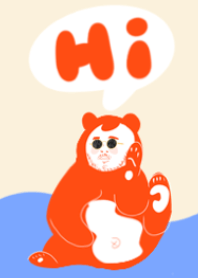 橘色熊貓