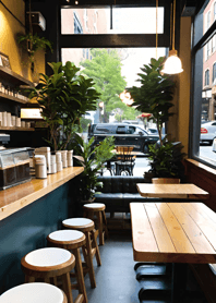 Cozy Coffee shop 63D9E4