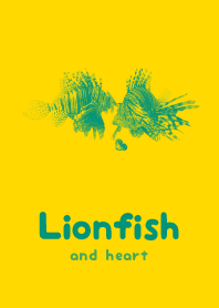 Lionfish & heart YEL