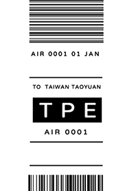 Airplane : Baggage Tag