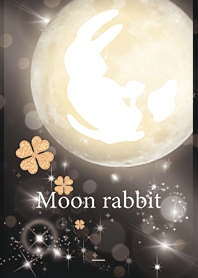 Black : Lucky Moon &  Rabbit