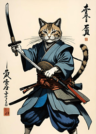 Ukiyo-e - samurai 12190f