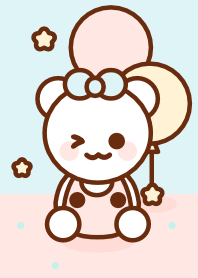 Pastel teddy bear 8