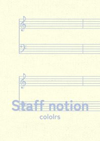 staff notation2 gunjyouiro