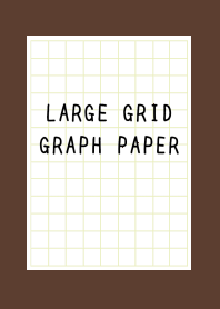 LARGE YEL GR GRID GRAPH PAPER-DEEP BROWN