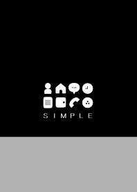 シンプル（black gray)V.333