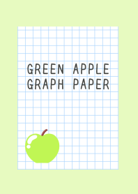 GREEN APPLE GRAPH PAPER-YELLOW GREEN