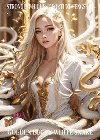 Golden Lucky White Snake 11