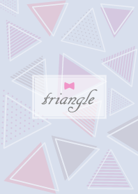 Triangle Ribbon'Blue'