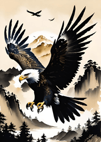 Bunga, Burung, Elang JQV24