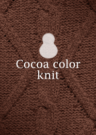 Cocoa color knit