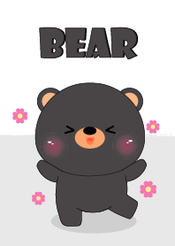 Cute Cute Black Bear Theme