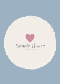 Simple Heart-Blue MEKYM 5