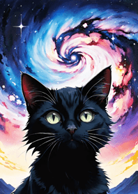 Night Moon Star Cat 53BEBe