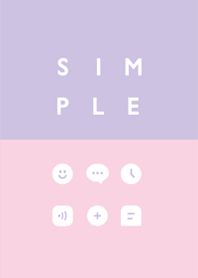 SIMPLE / purple-pink.