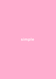 pink  simple