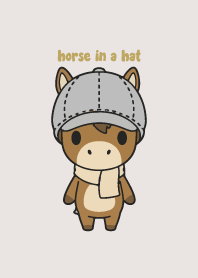 A horse in a hat 5