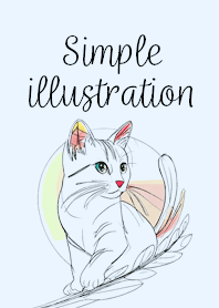 simple illustration05blue