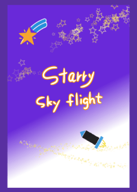 Starry sky flight.
