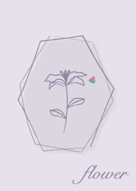 花 <西瓜> 薰衣草紫