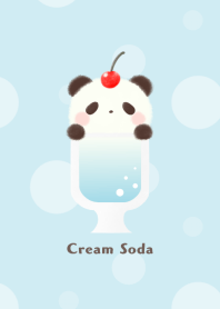 クリームソーダ -パンダ- ソーダ バブル