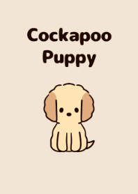 Cute Cockapoo Puppy theme.