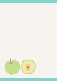 冬の青林檎1 青色