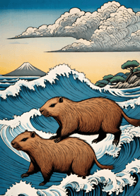 Ukiyo-e - Capybara 4cede3
