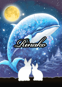Rinako Beautiful rabbit & whale