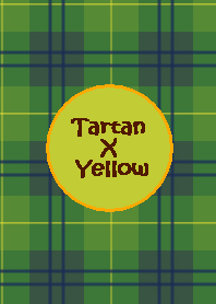 タータンチェック × イエロー