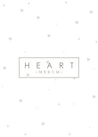 HEART-GRAY SIMPLE 7