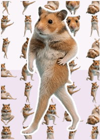 Beautiful legged hamster Light Purple
