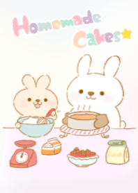 **Rabbits making Cakes**