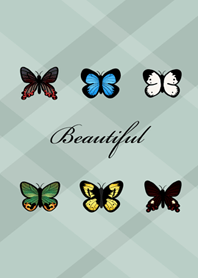 ผีเสื้อน่ารักและมีเสน่ห์!(มิ้นท์อ่อน)