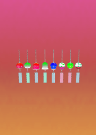 夏の風鈴オレンジ