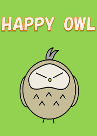 幸せなふくろう