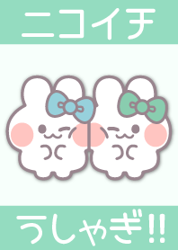 Nikoichi ushagi!!light blue green[GN]