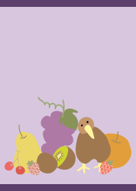 Fruit Day4 on purple