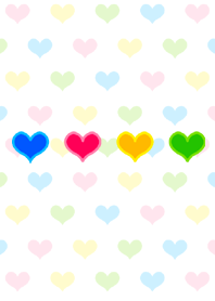 カラフル❤ハート