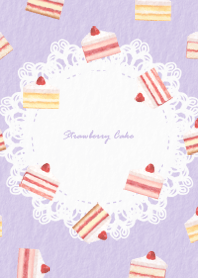 Strawberry Cake 1  - 07-04 Purple