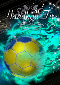 Handball Blue Fire