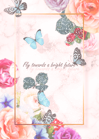 花と蝶と大理石2♥ベビーピンク10_2