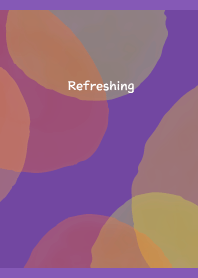 Watercolor bleed5 on purple