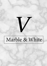 V-Marble&White-Initial