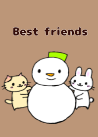 cute cat and rabbit theme